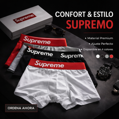 OFERTA BÓXER SUPREMO X12 - COMPRE 6 Y LLÉVESE 12 + 12 Calcetines+ Envío gratis + REGALO