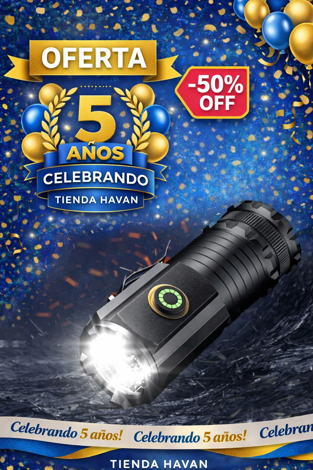 LuminexPro™ - INDESTRUCTIBLE FLASHLIGHT compre 1 llévese 2 + Envío gratis