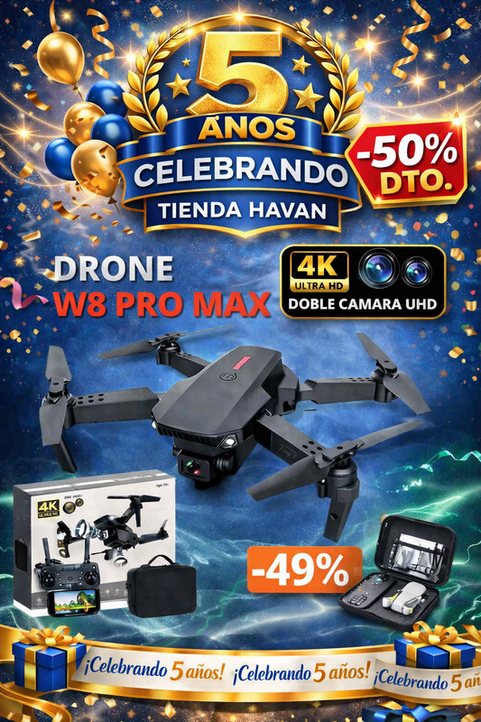 NUEVO DRONE E88 PRO 4K - CON INTELIGENCIA ARTIFICIAL + Envío Grátis