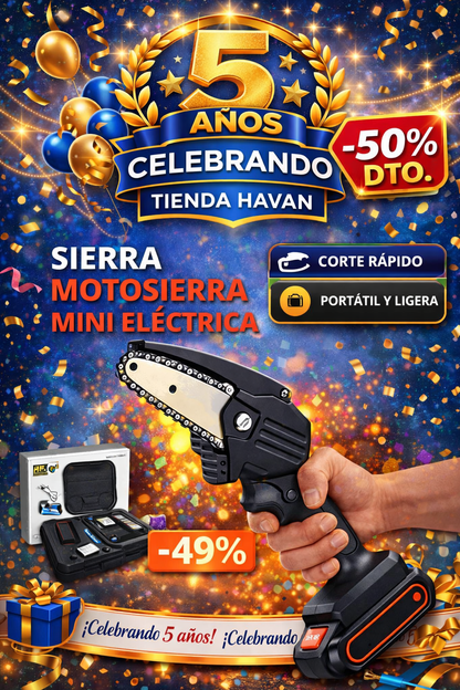 Mini Motosierra De Mano Portatil Recarga Original + Envío Grátis + Regalos
