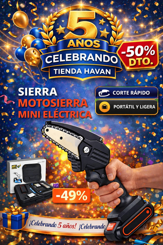 Mini Motosierra De Mano Portatil Recarga Original + Envío Grátis + Regalos