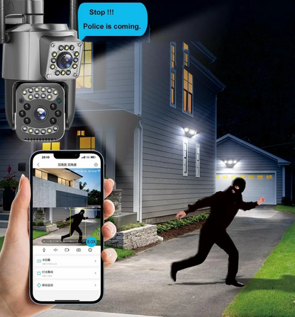 Camara De Seguridad Ptz Doble Lente Alta