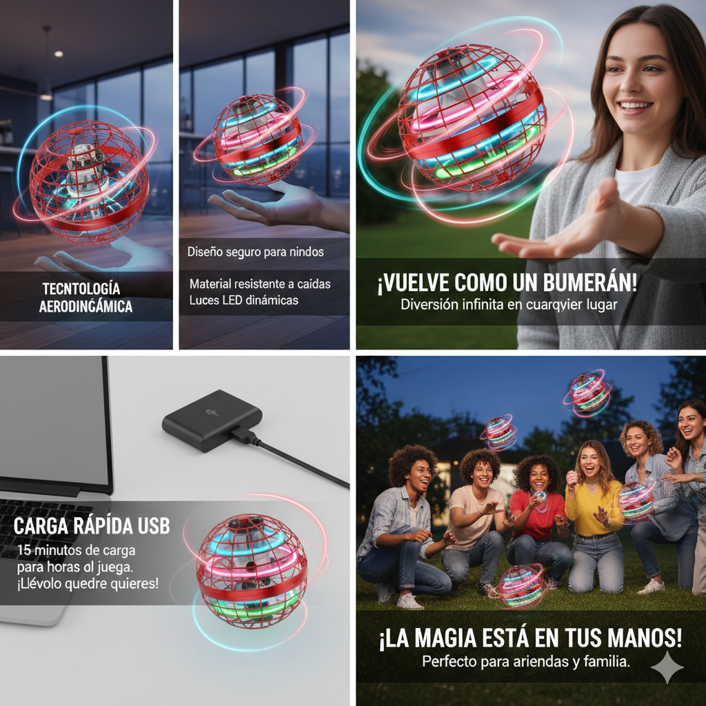 Orbital Pro™ - La Esfera Voladora Inteligente - Compre 1 llévese 2 + Envío Gratis 🛸