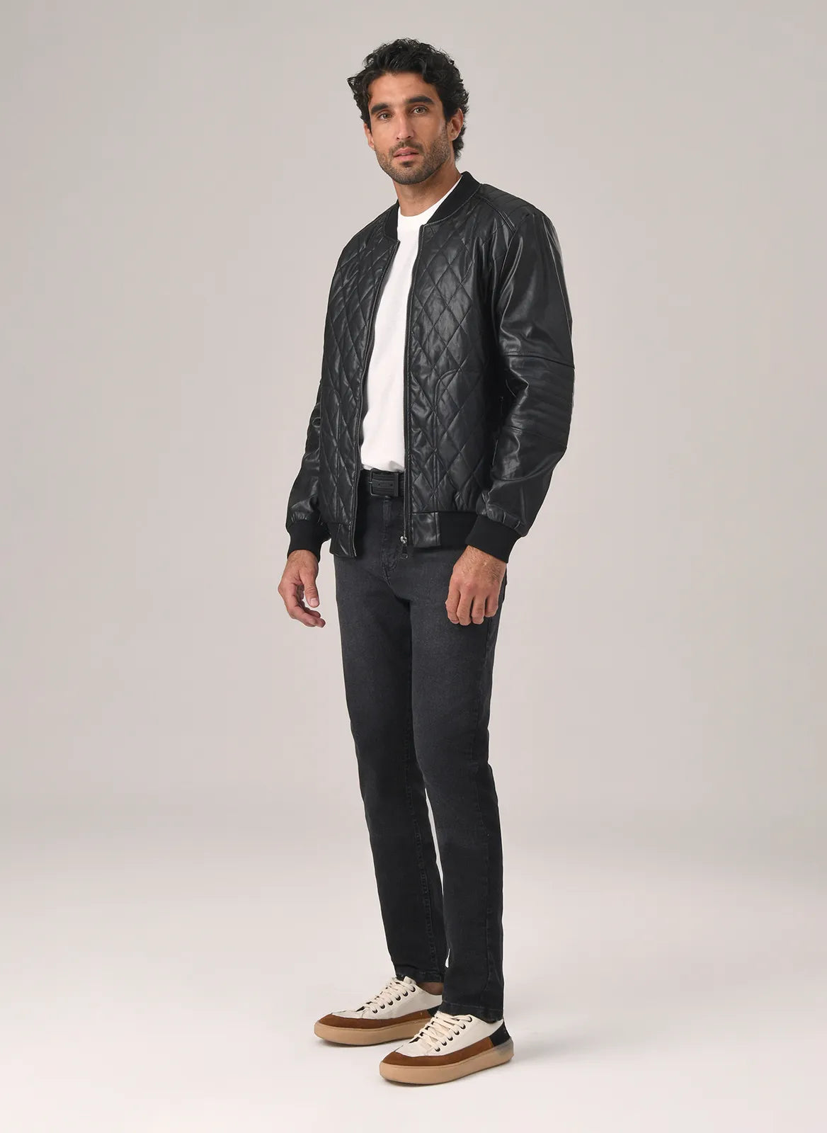 Chaqueta de cuero Premium con forro térmico + envio grátis + regalo