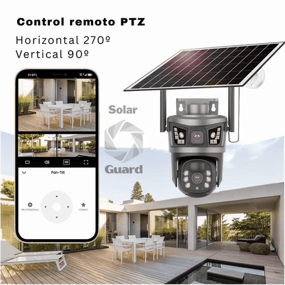 Solar Guard: Cámara de Seguridad - 2 en 1