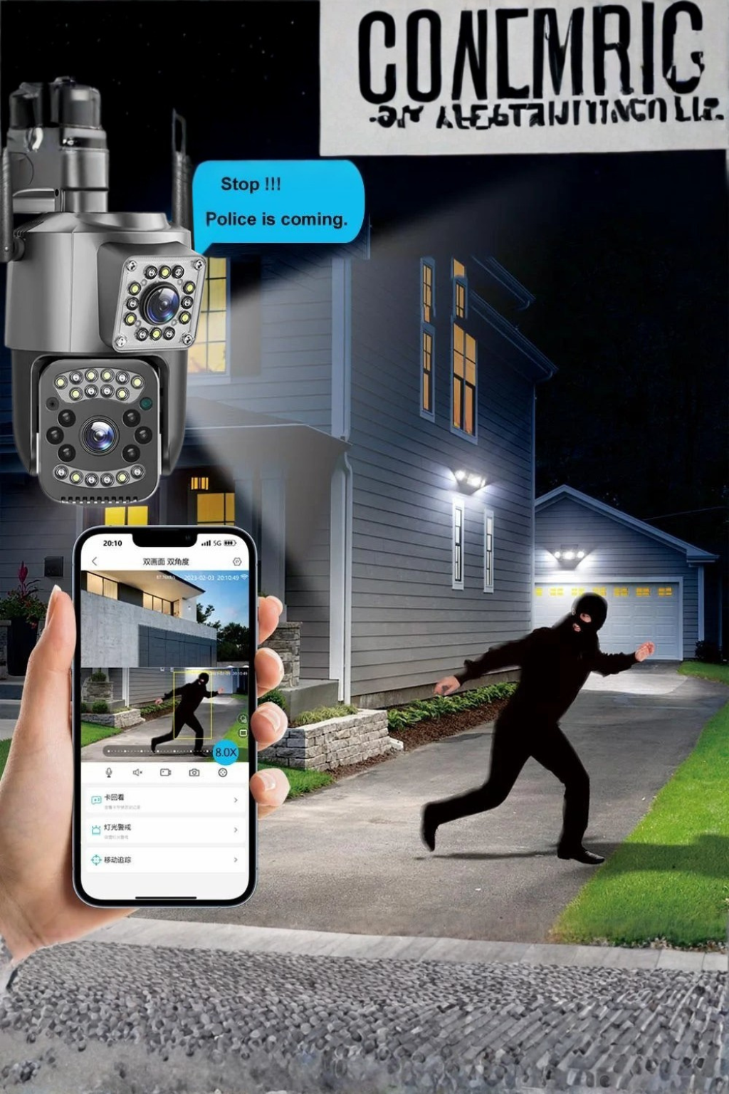 Militar Guard: Cámara de Seguridad - 2 en 1 + Regalo