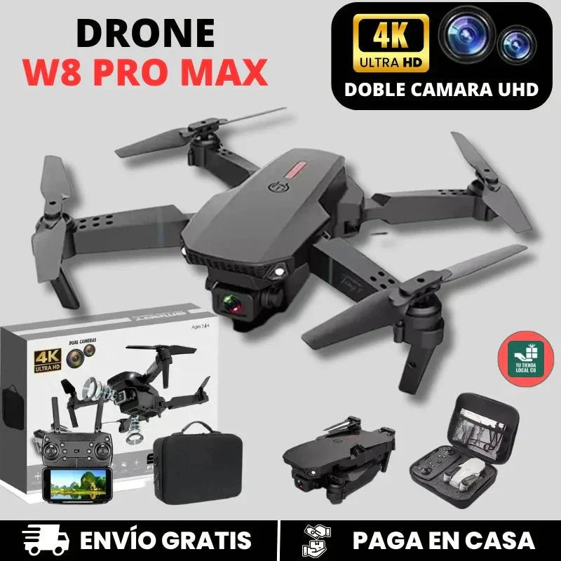 NUEVO DRONE E88 PRO 4K - CON INTELIGENCIA ARTIFICIAL + Envío Grátis