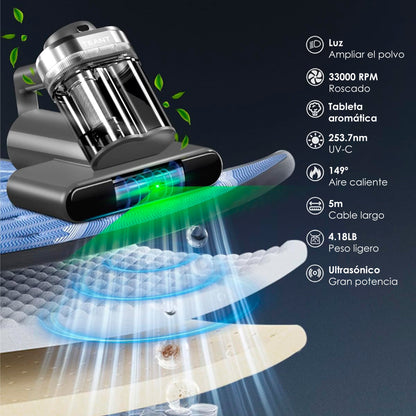 Aspiradora de cama - elimina los ácaros + Envío Gratis